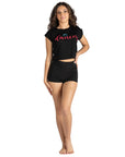 DanzNMotion 24317A Black Heart Dance T-Shirt