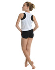 DanzNMotion 23304C Kids Heart Full of “Dance” Tank Top