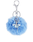 Dasha Designs 2824 Ballerina Pouf Keychain